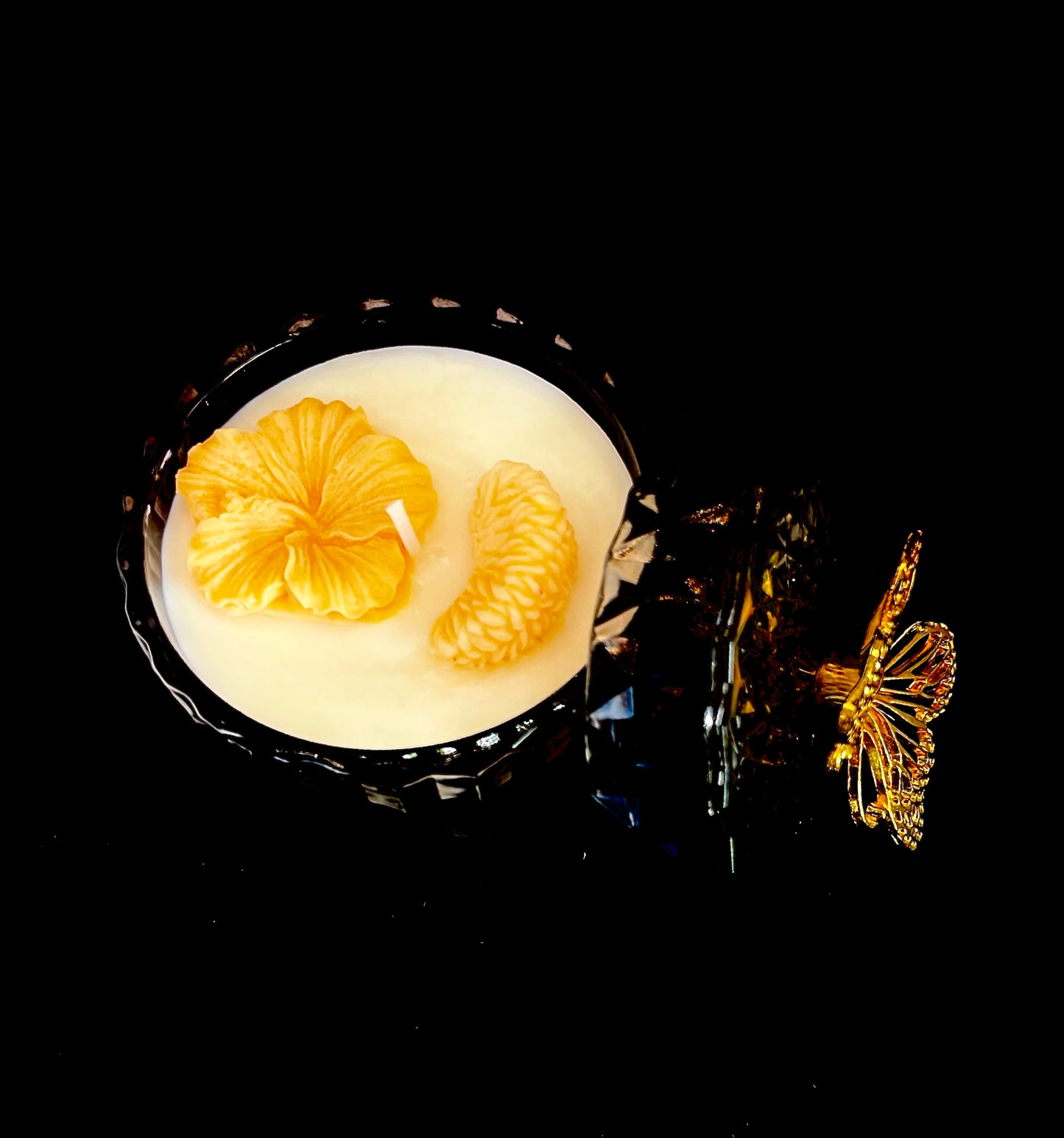 Bougie boîte fleur d’oranger