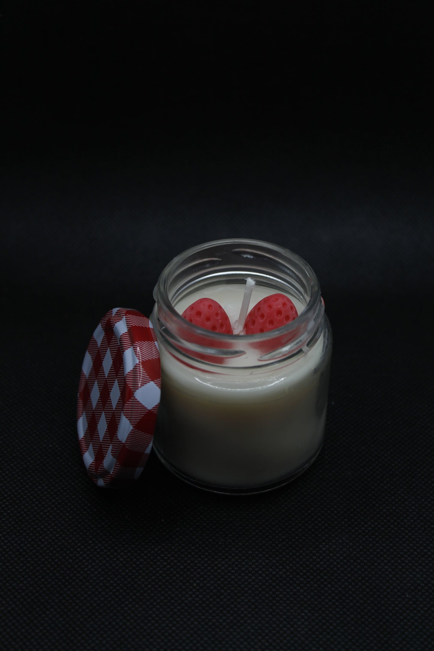 Bougie à la fraise