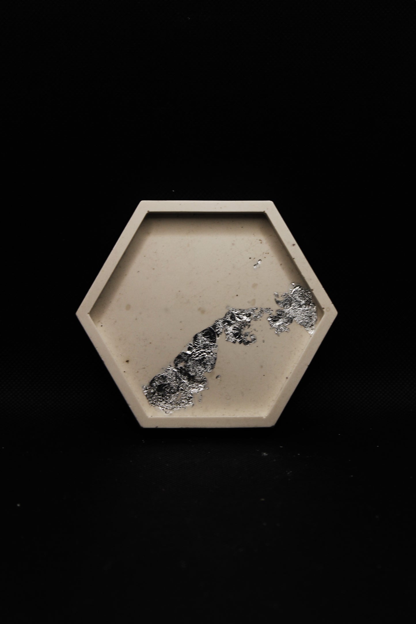 Vide poches avec feuilles d'argent