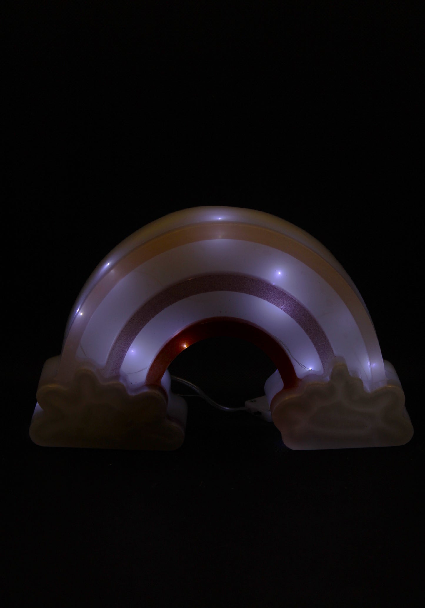 Led arc-en-ciel blanche, rouge, rose et rose pastel à paillettes