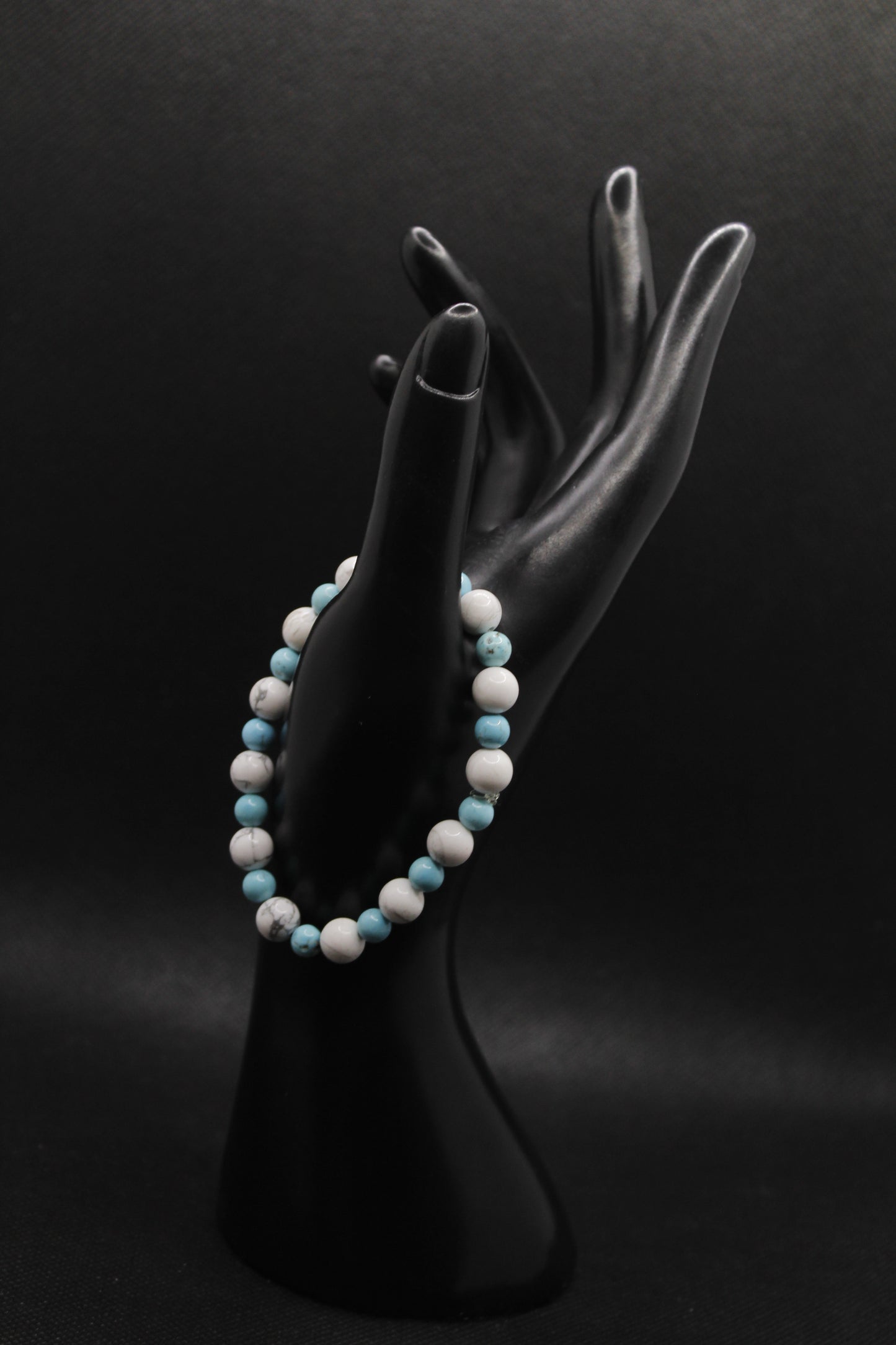 Bracelet howlite et turquoise