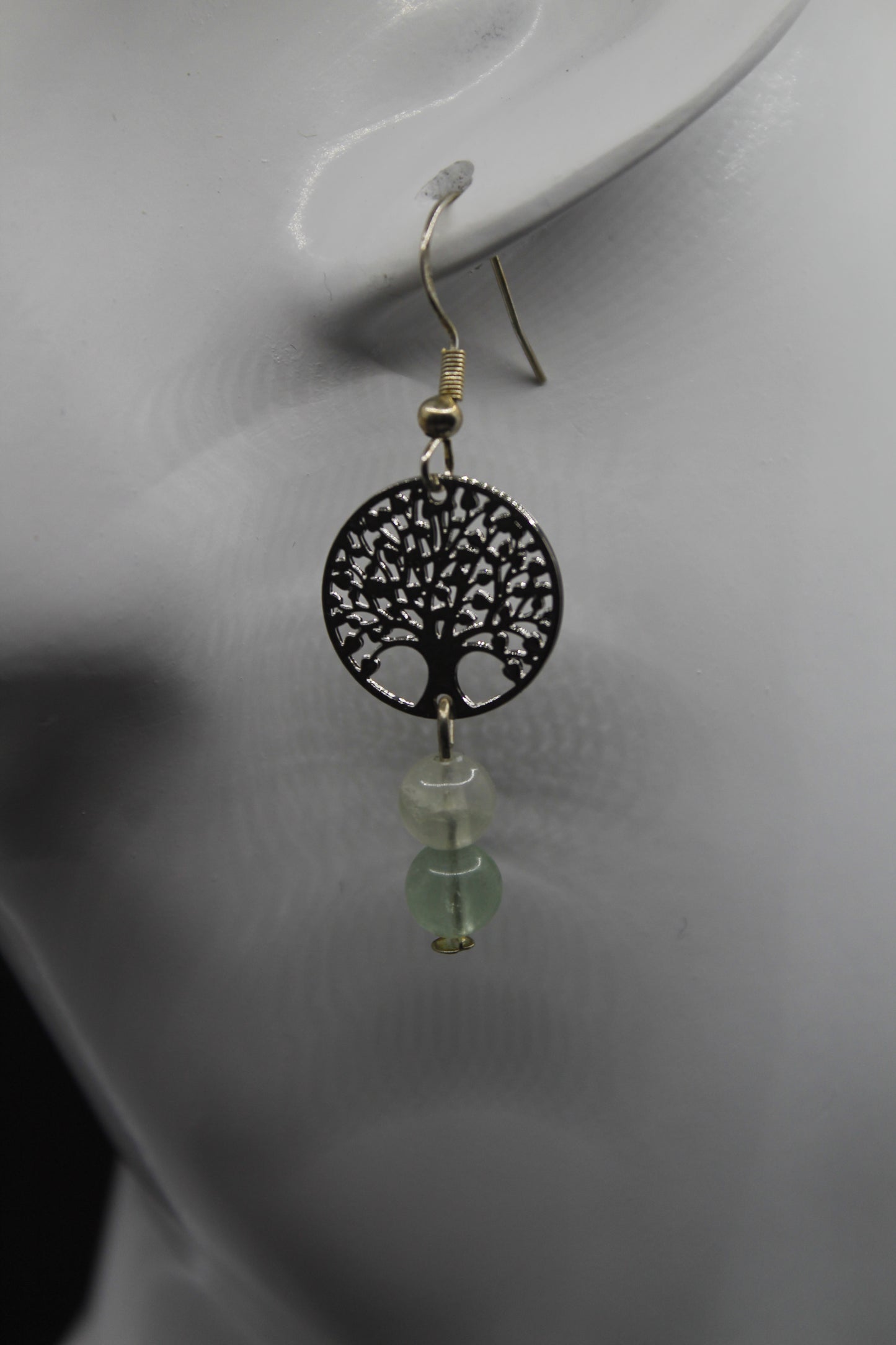 Boucle d'oreilles aventurine