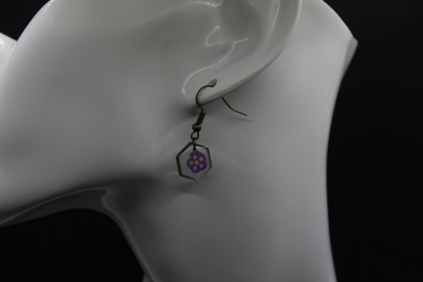 Boucles d'oreilles fleur