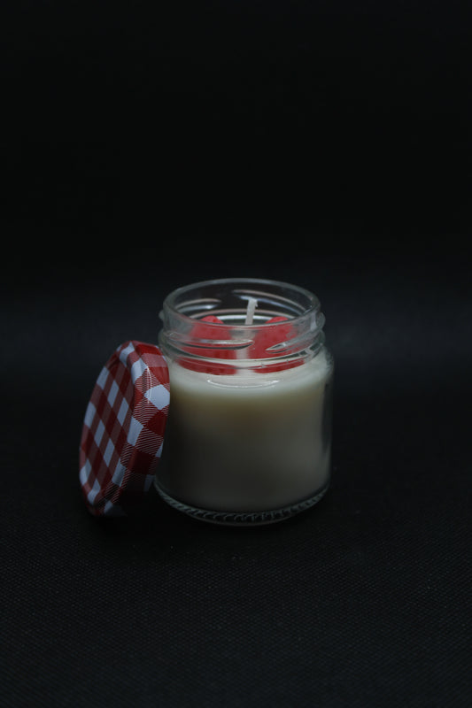 Bougie à la fraise
