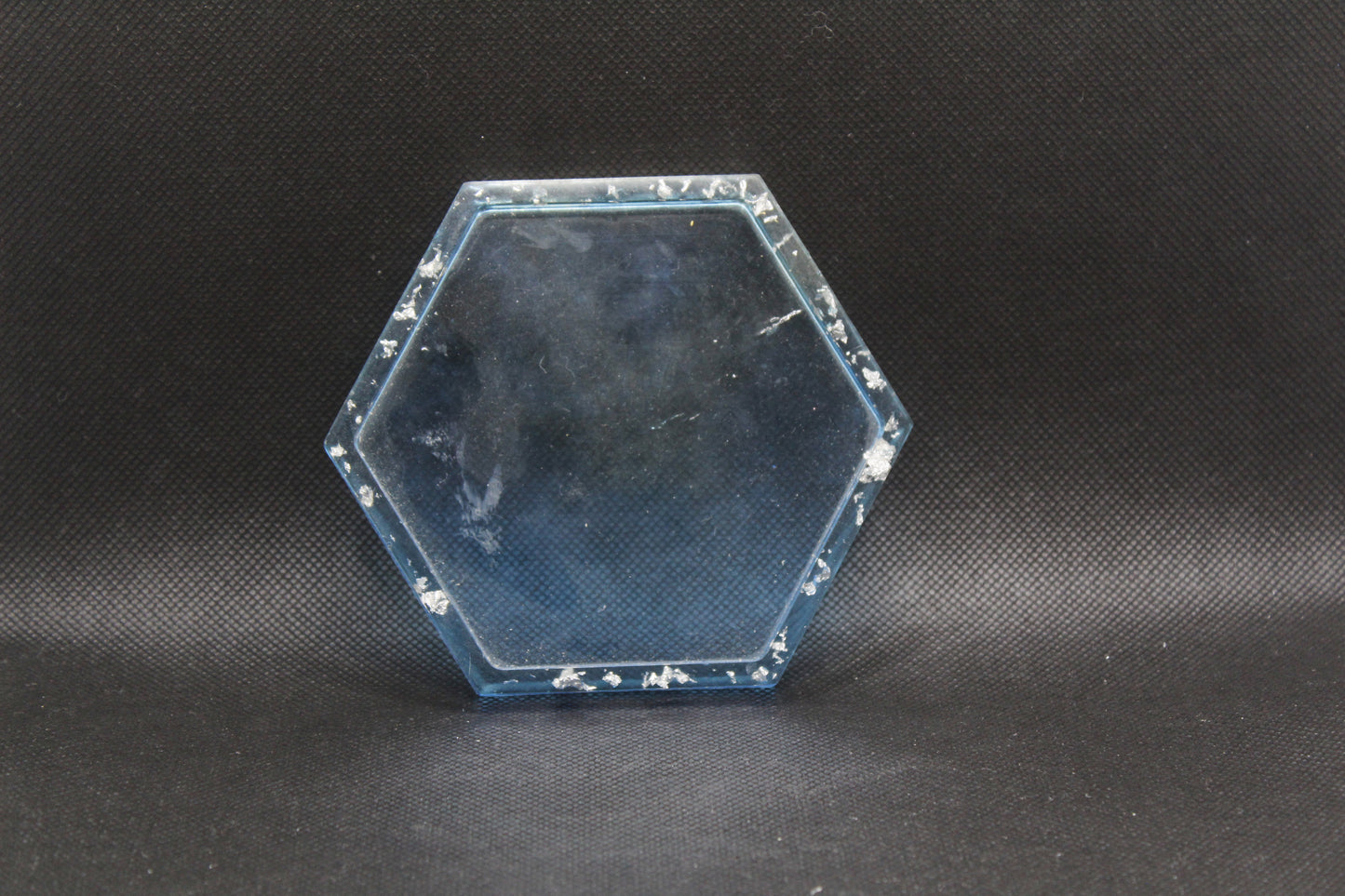Vide poches bleu transparent
