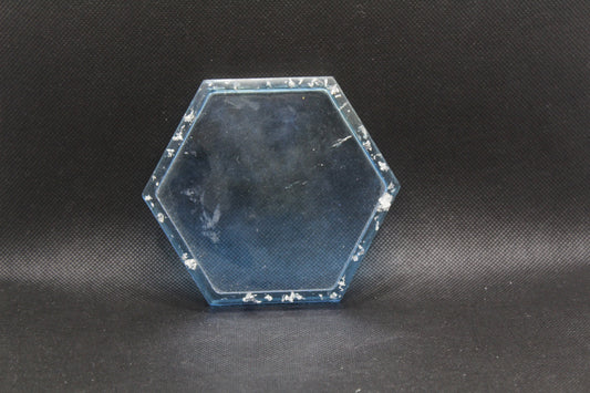 Vide poches bleu transparent
