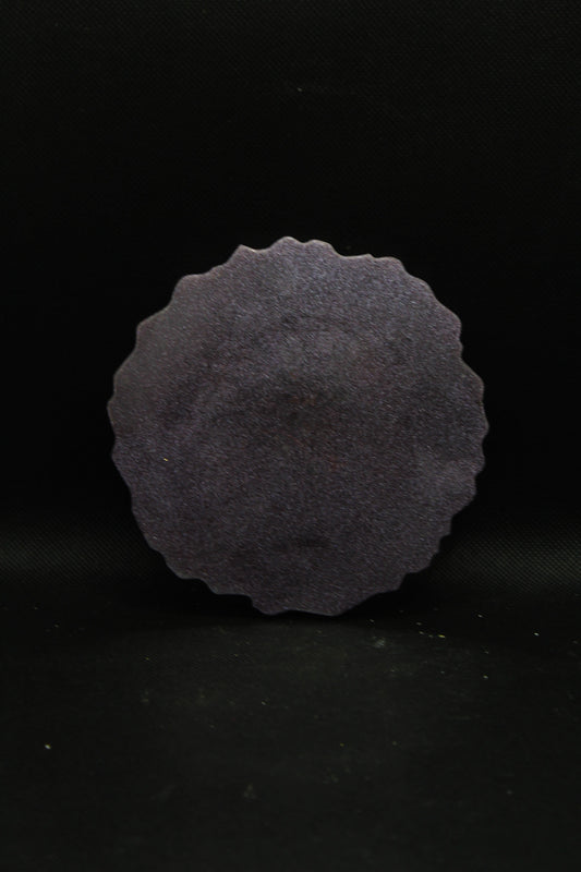 Dessous de verres à paillettes violettes
