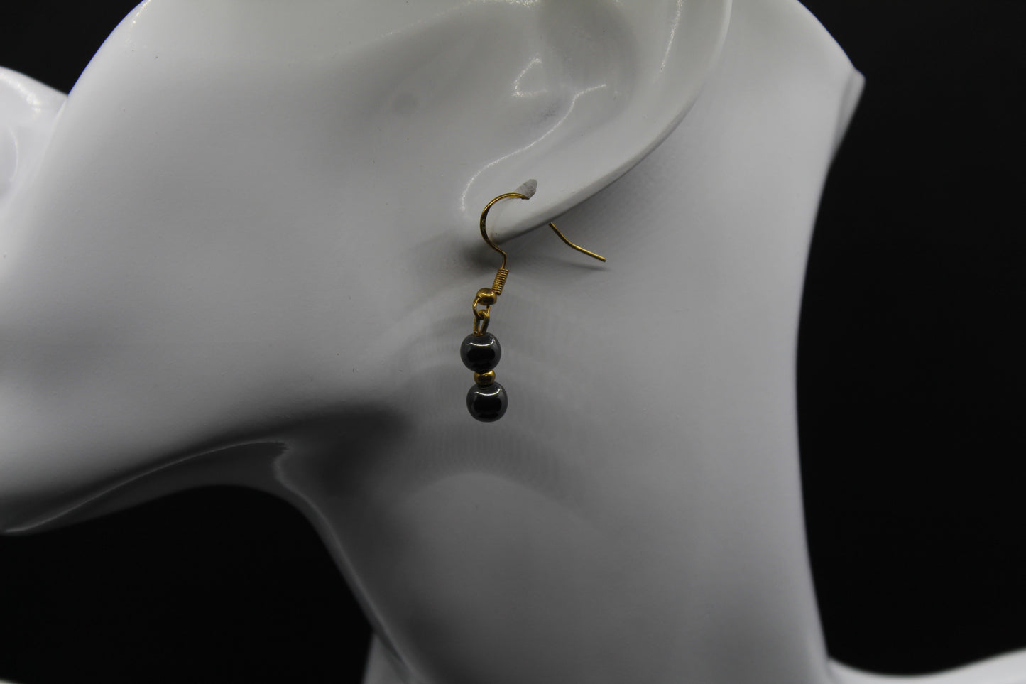 Boucles d'oreilles hématite