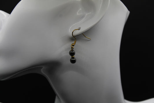Boucles d'oreilles hématite