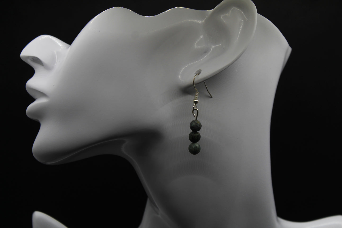 Boucle d'oreilles zoïsite